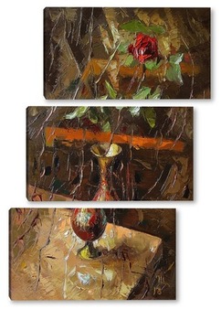 Модульная картина Роза