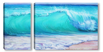 Модульная картина Морской пейзаж "Морская волна"