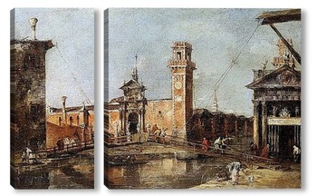  Вид на Каннареджио канал, Венеция
