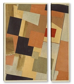 Модульная картина Цветные квадраты, 1921