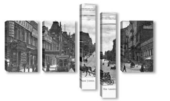Модульная картина Лютеранская улица 