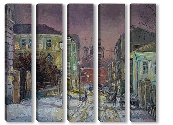 Модульная картина Нина Панюкова "Петровский переулок"