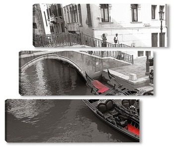 Модульная картина Прогулка по Венеции