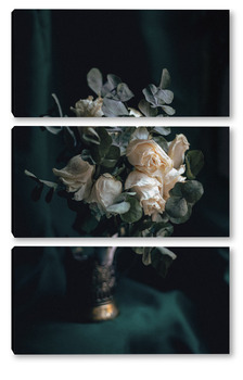 Модульная картина розы