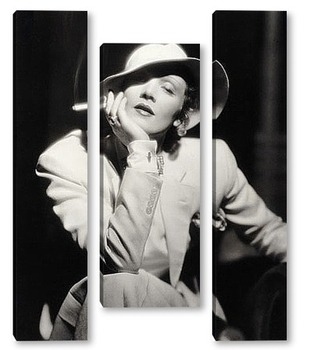 Модульная картина Немецкая актрисса Марлен Дитрих.