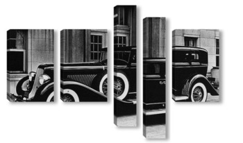 Модульная картина Ретро машина 1934 г.