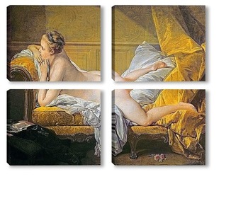 Модульная картина Светловласая одалиска (Портрет м-зель Луизы О Мерфи)