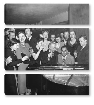 Модульная картина Ночной клуб Нью-Йорка,1945г.
