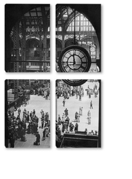  Центральный вход Парижской выставки,1900г.