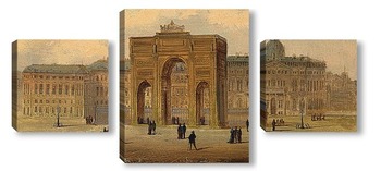 Модульная картина Триумфальная арка в 1874