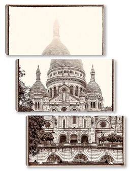 Модульная картина La Basilique du Sacre Coeur 2