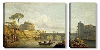  Вид на Неаполь и Везувий