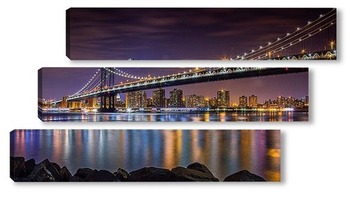 Модульная картина Manhattan bridge