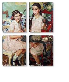 Модульная картина Генриетта и Женевьева Ноуффлард