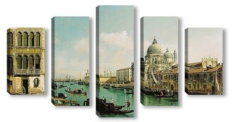 Модульная картина Большой канал и догана в Венеции