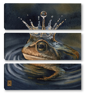  Акварель "Кои карп"