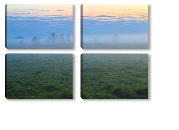  Утро.Туман над травами