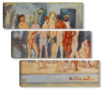 Модульная картина Аквапарк 1920  
