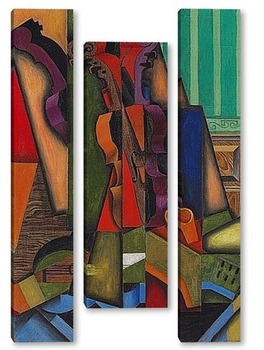 Модульная картина Скрипки и гитары