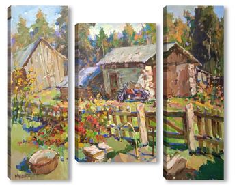 Модульная картина Незатейливое хозяйство