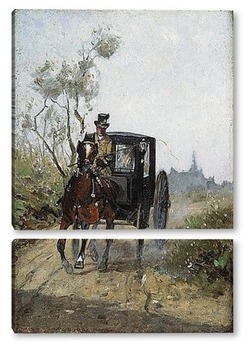  В кафе Ля Ми, 1891