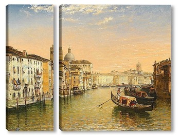 Модульная картина Большой канал, Венеция, 1897