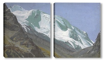 Модульная картина Ледник в Памире