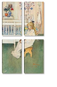  Девушка на корточках, 1911