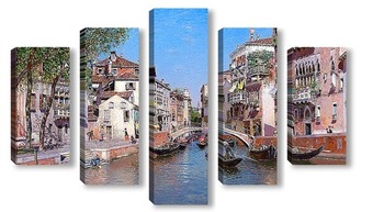Модульная картина Рио Сан Тровасо, Венеция
