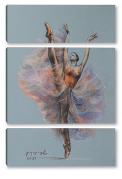 Модульная картина Балерина