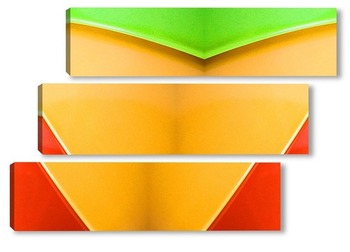 Модульная картина Яркий фон