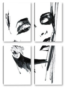 Модульная картина Fashion portrait