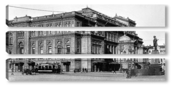 Модульная картина Здание Консерватории 1910  –  1911