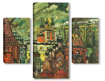 Модульная картина Старая Москва