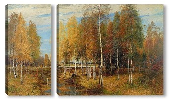 Модульная картина Осенний пейзаж