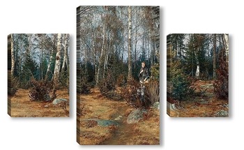  Конец зимы, с хозяйственными постройками и клюют куры