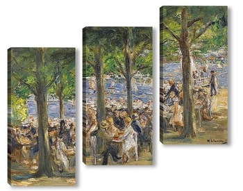 Модульная картина Местный сад Гавел под деревьями