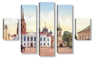 Модульная картина Тульский кремль