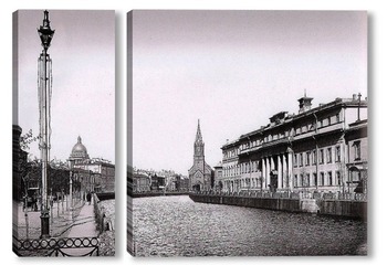 Модульная картина Река Мойка у Юсуповского дворца 1900  –  1903