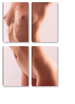 Модульная картина Красивое женское тело.