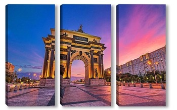 Модульная картина Москва. Триумфальная арка