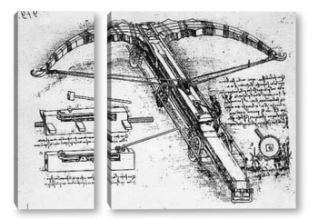 Модульная картина Leonardo da Vinci-19