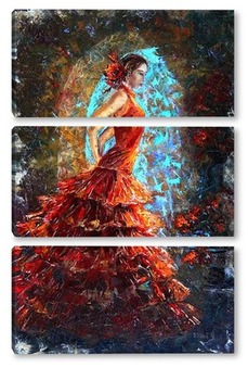 Модульная картина Фламенко
