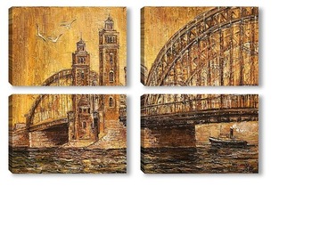 Модульная картина Мост Петра Великого