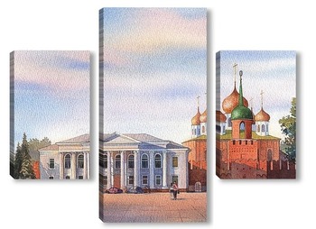 Модульная картина Тульский Кремль