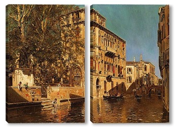 Модульная картина Паласт и Венеция