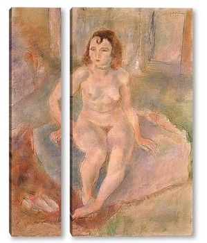 Модульная картина Сидящая женщина