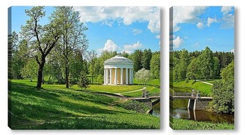 Модульная картина Весенний день в Павловске