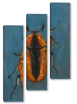 Модульная картина Хондропига. Мир насекомых 