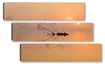 Восход на озере.